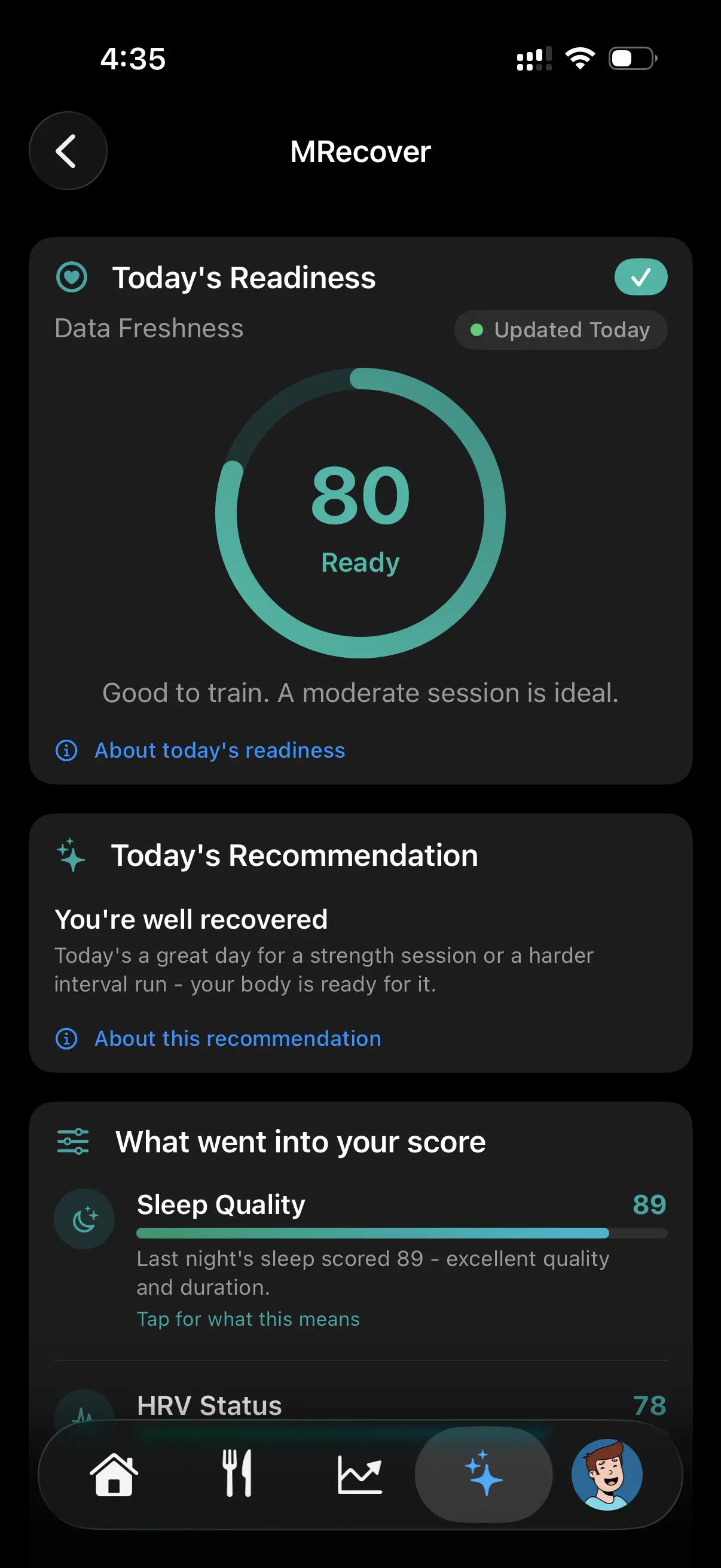 Metapace — Daily readiness