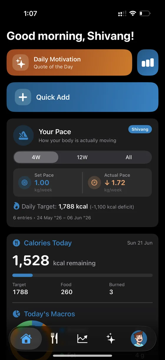 Metapace — Home & daily motivation